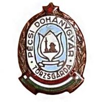 Pécsi Dohánygyár Törzsgárda Jelvény